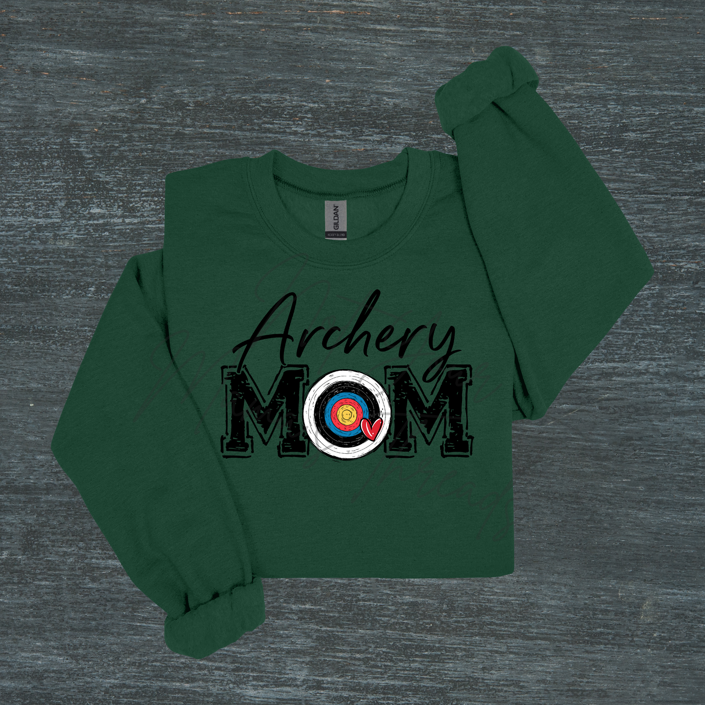 Archery Mom Distressed Target