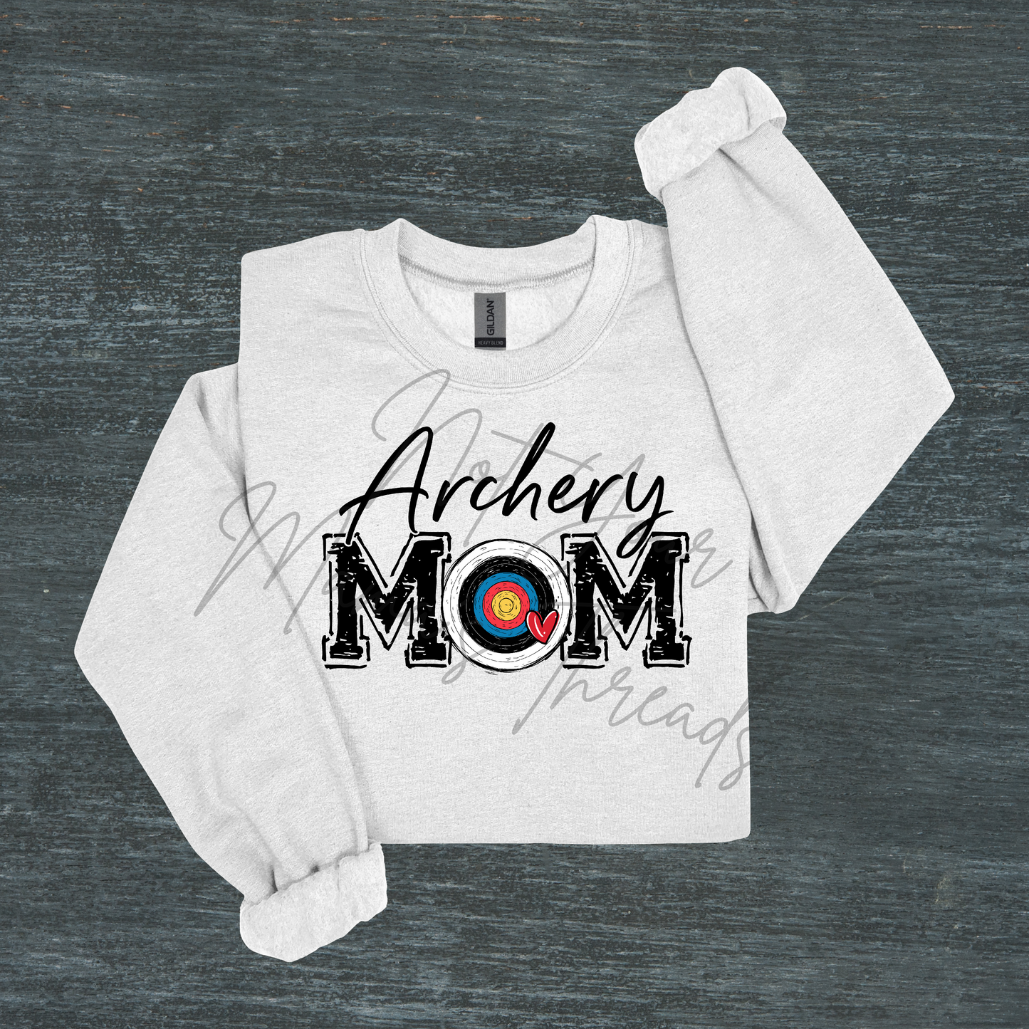 Archery Mom Distressed Target