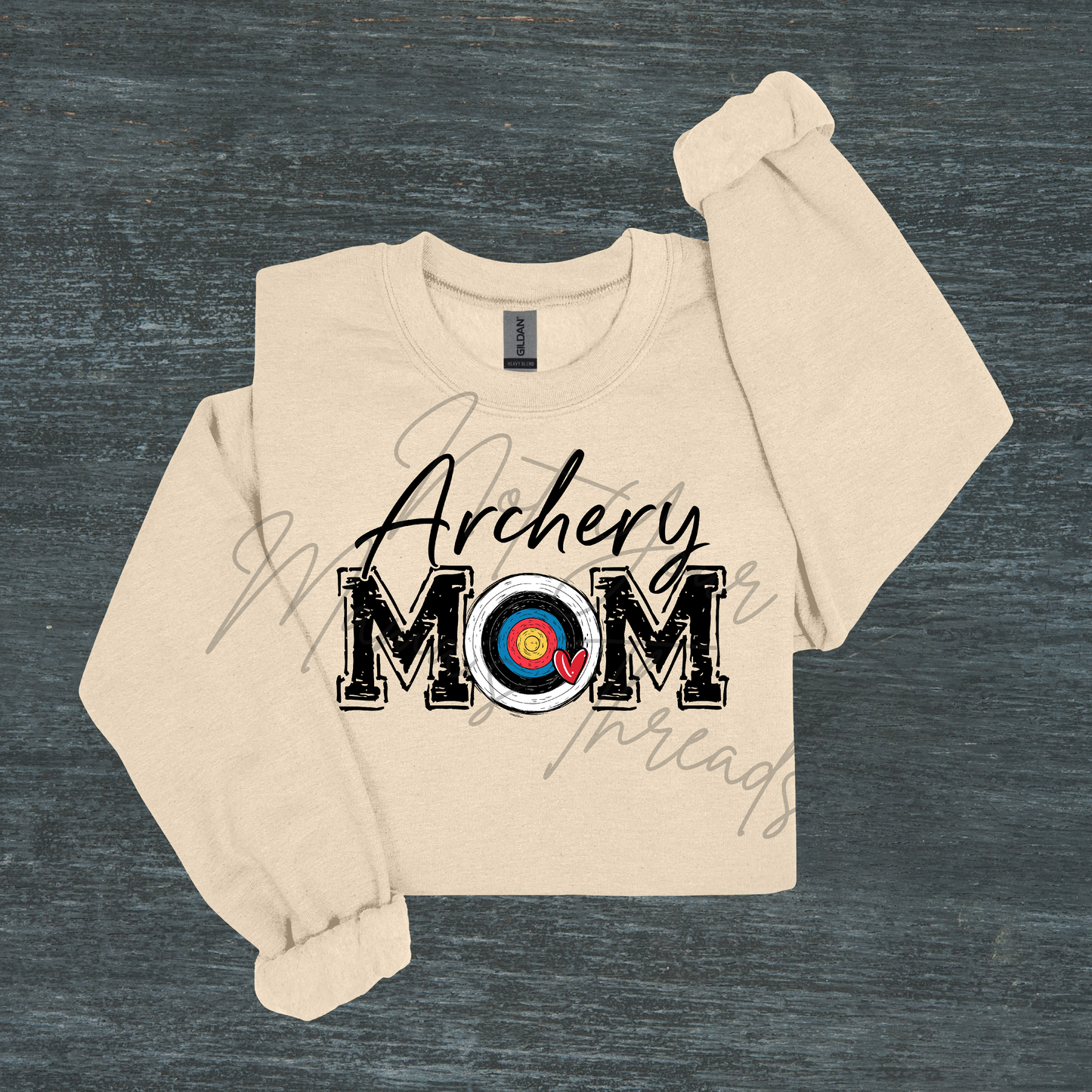 Archery Mom Distressed Target