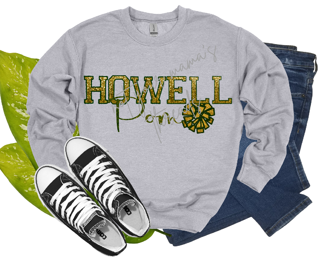 Howell Pom Faux Embroidery