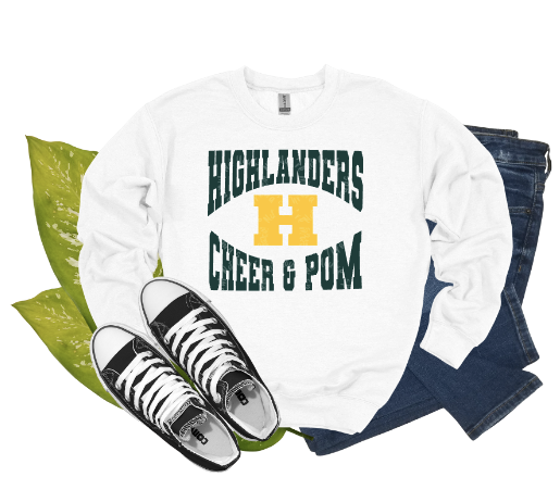 Highlander Cheer & Pom Crewneck