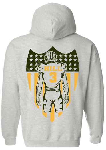 Flag Footballer Hoodie