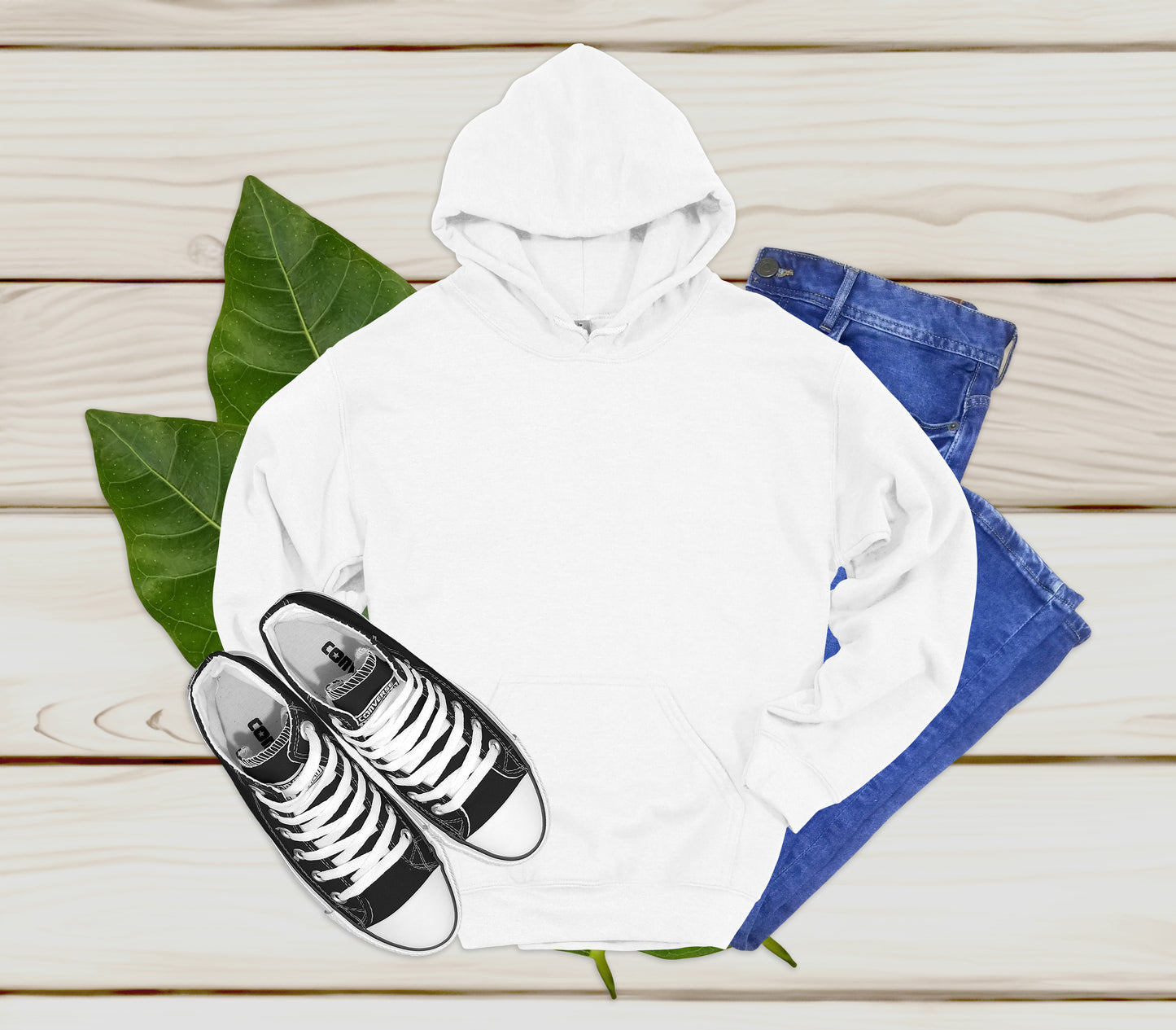 Distressed Football Hoodie